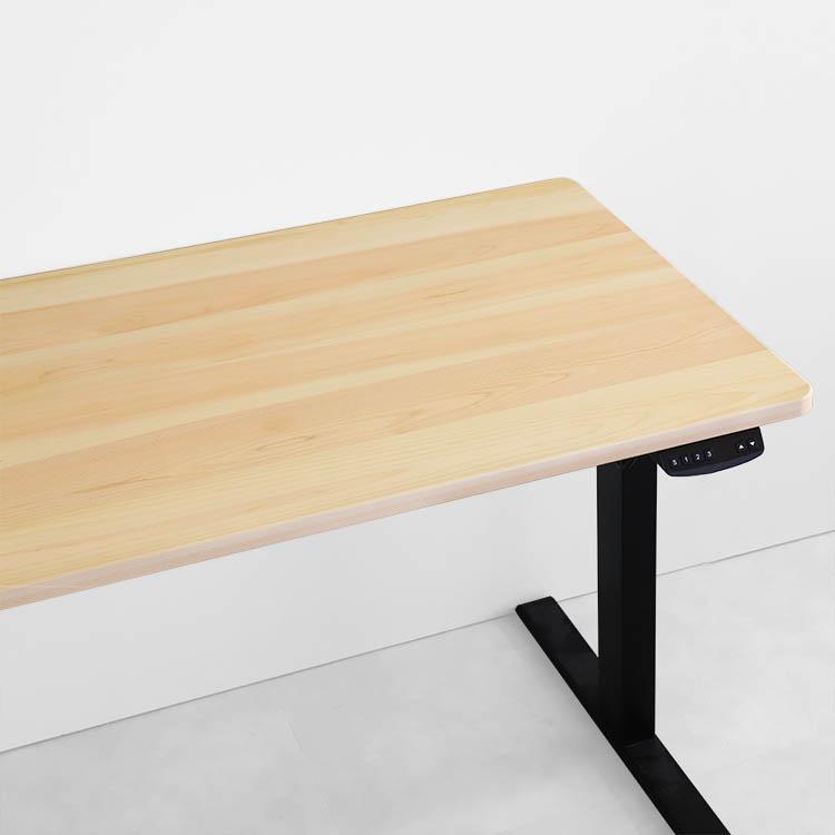 白木の静けさと天然のぬくもりを サイズオーダー 昇降デスク S hinoki オーガニック 桜 さくら シンプル 国産 木製