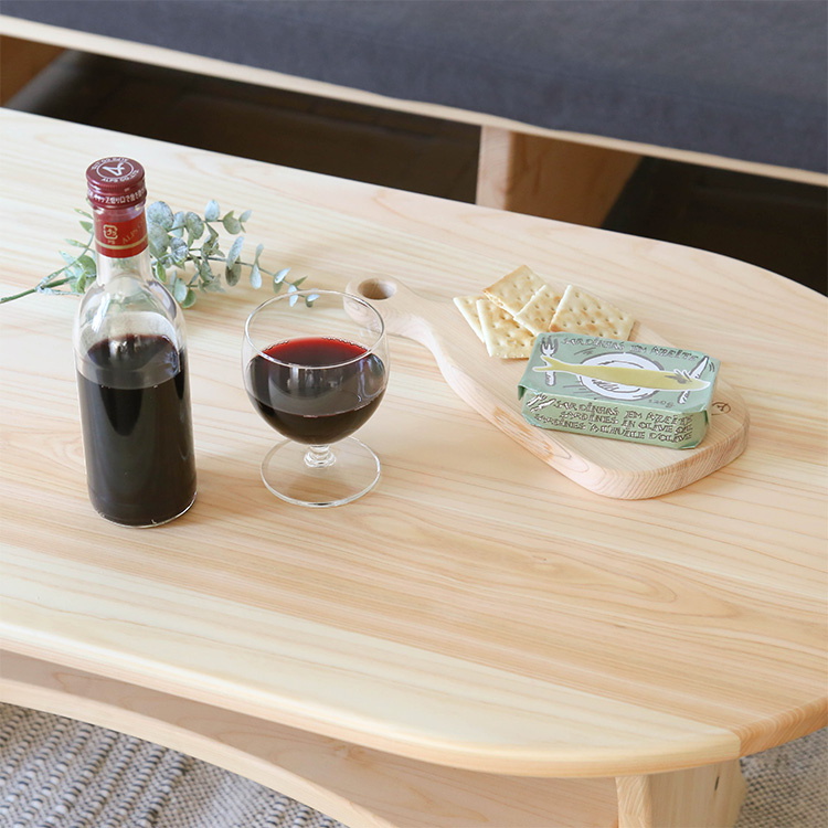 汚れに強い、プレミアムオイル仕上げ ローテーブル C100 ひのき リビング テーブル ひのき シンプル 木製