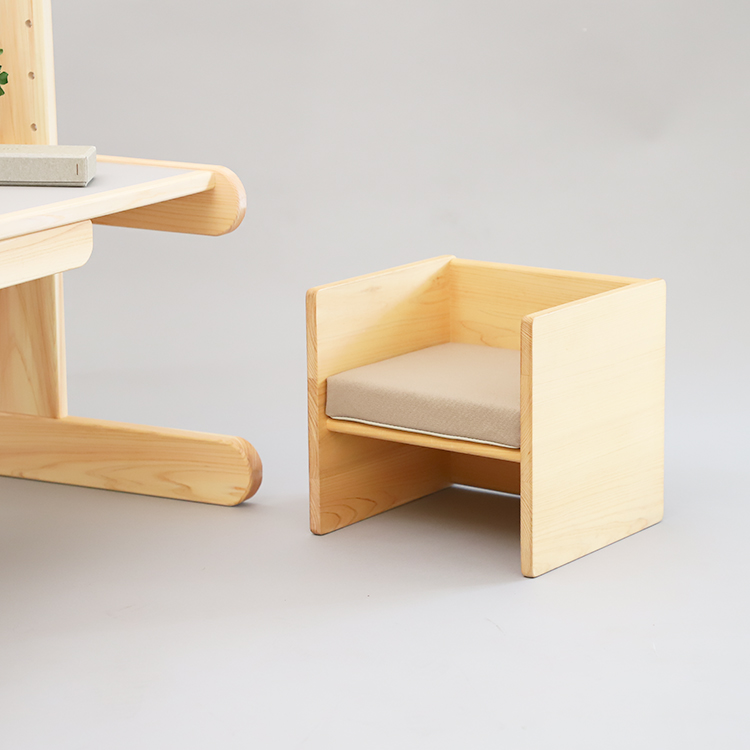 まめチェア canvas ひのき 椅子 シンプル 木製