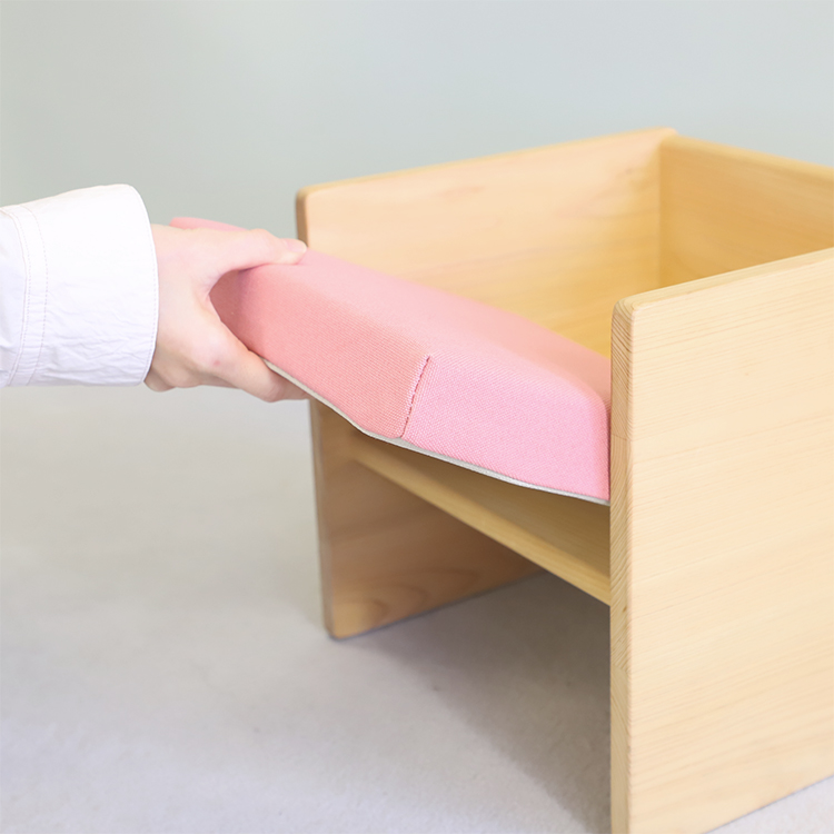 まめチェア canvas ひのき 椅子 シンプル 木製