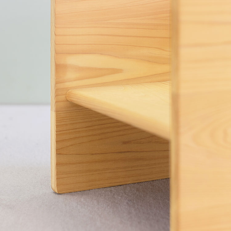 まめチェア canvas ひのき 椅子 シンプル 木製