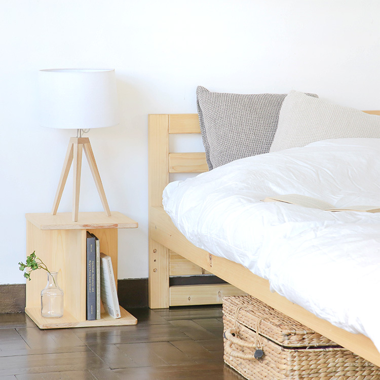 まめチェア canvas ひのき 椅子 シンプル 木製