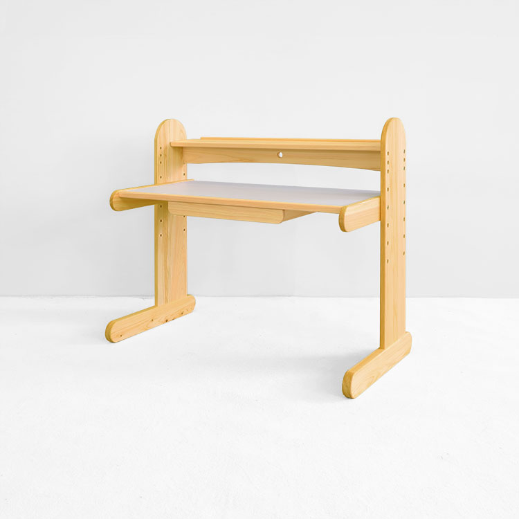 nvovoデスク K100 ひのき 学習机 シンプル 木製