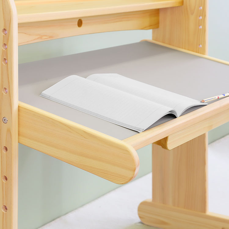 nvovoデスク K100 ひのき 学習机 シンプル 木製