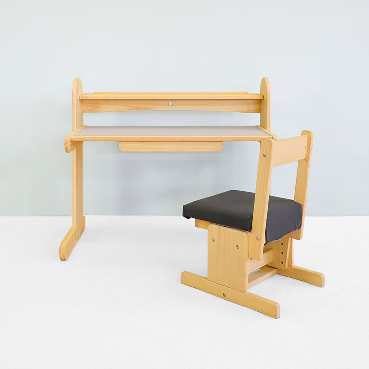nvovoデスク K100 ひのき 学習机 シンプル 木製