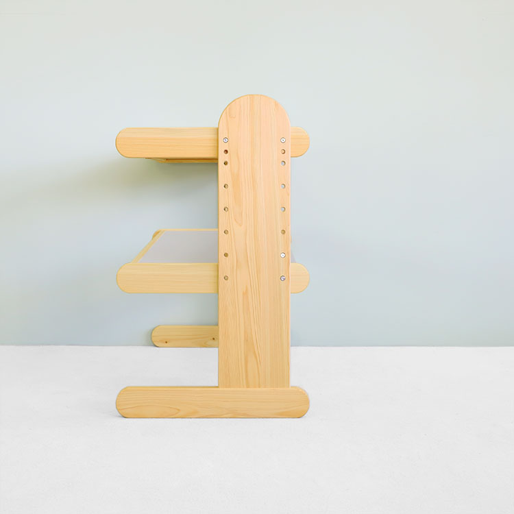 nvovoデスク K100 ひのき 学習机 シンプル 木製