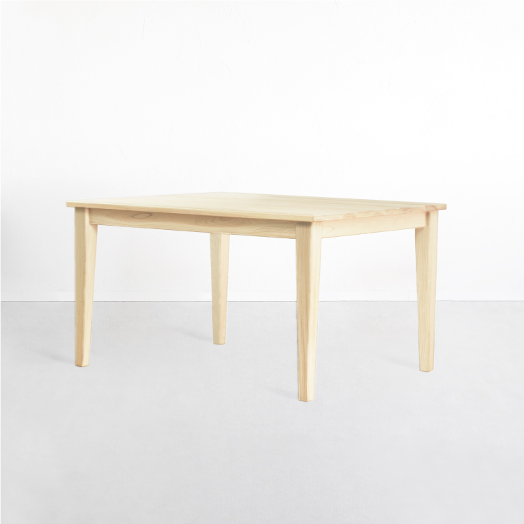 ダイニングテーブル D -EASY ORDER- | 上質な国産無垢材のダイニングテーブル | すこやかな無垢の家具 XYL (キシル)