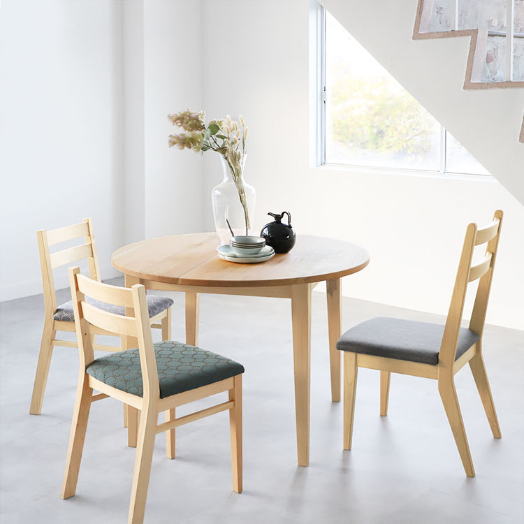 ラウンドテーブル D kurumi 100｜家具とダイニングテーブルの専門店キシル