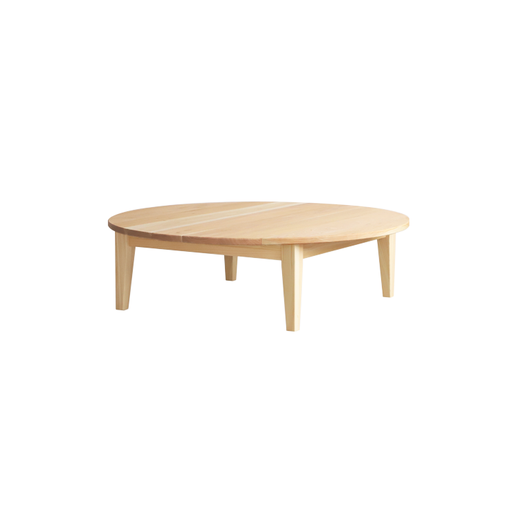 ラウンドテーブル D kurumi 120 ロータイプ くるみ ダイニングテーブル シンプル 木製