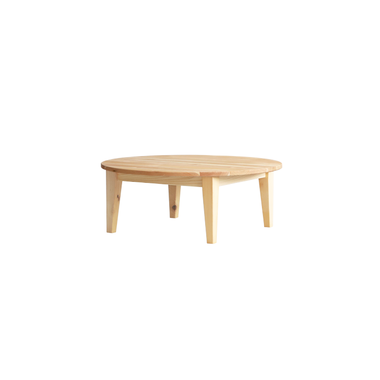 ラウンドテーブル D kurumi 90 ロータイプ くるみ ダイニングテーブル シンプル 木製