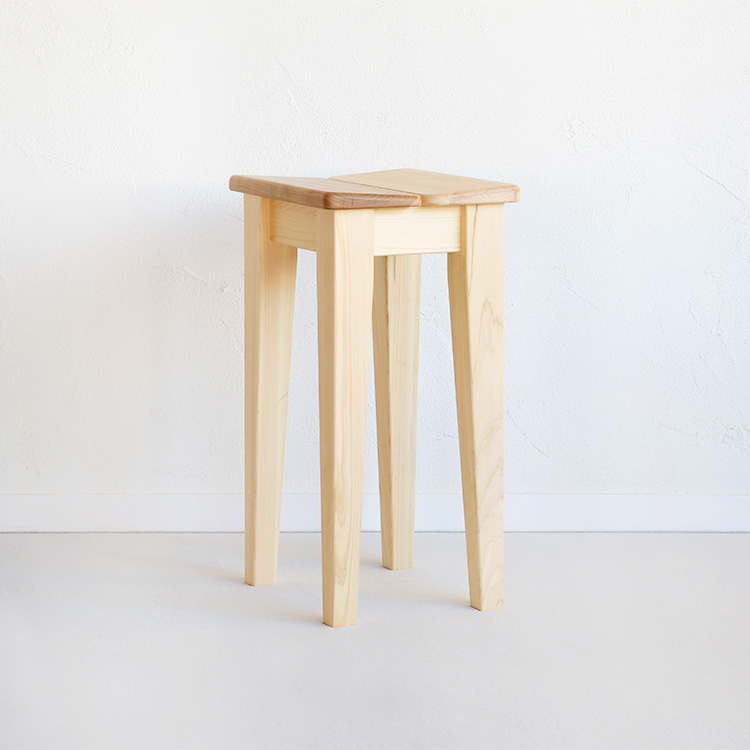 サクラ×ひのき 特別なツートンカラーのハイチェア サクラスツール 60 ひのき さくら 椅子 シンプル 木製