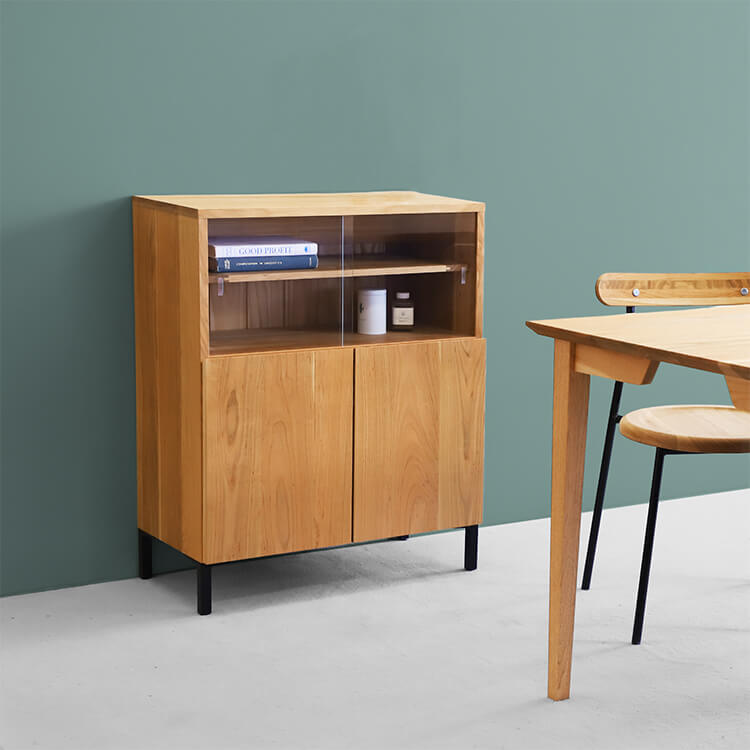 サクラノキャビネット リビング収納 キャビネット リビング オーガニック シンプル さくら 木製