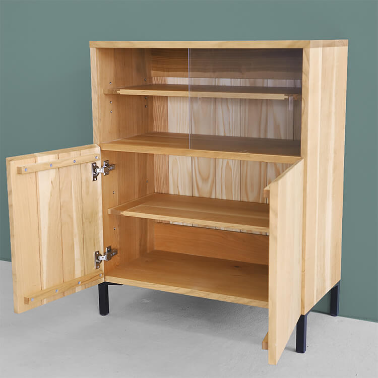 サクラノキャビネット リビング収納 キャビネット リビング オーガニック シンプル さくら 木製