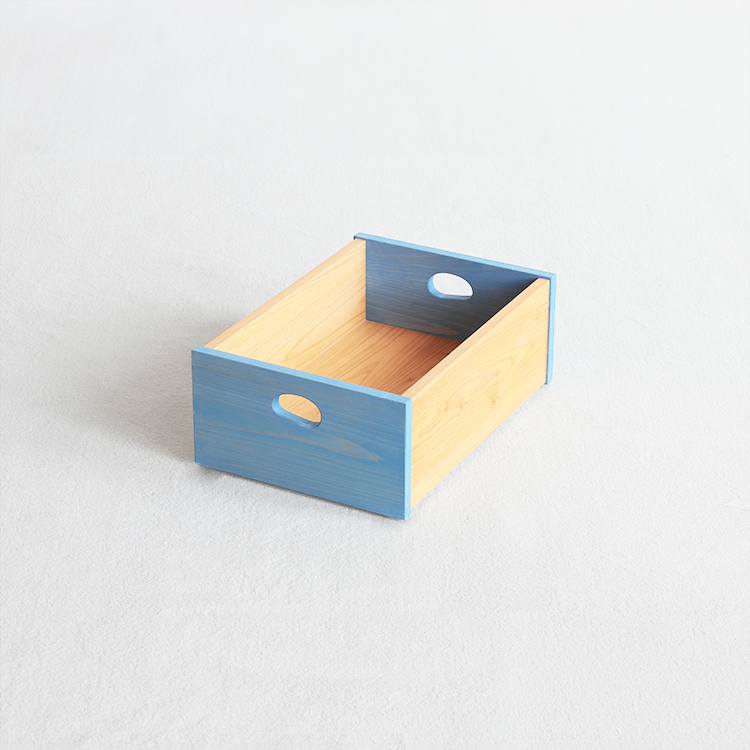 スタッキング収納ボックス（ソラ） 送料無料 オーガニック ひのき シンプル 国産 木製