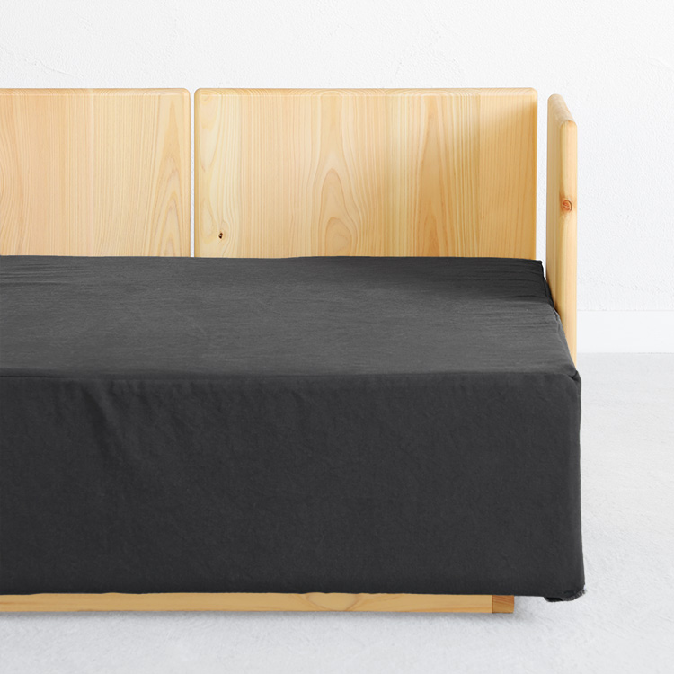 洗える小上がりソファ J2.8 帆布 ひのき ソファ シンプル 木製 ファブリック