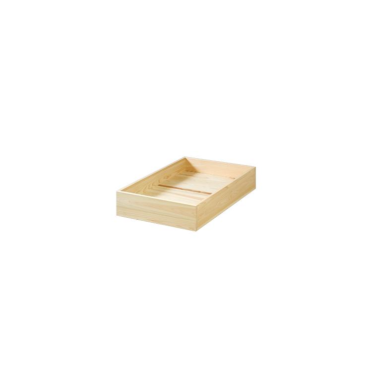 ベッドM 収納ボックス ひのき シンプル 木製