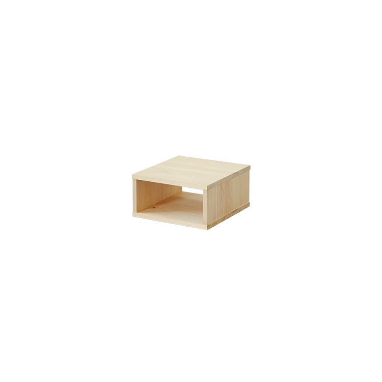 waku 1/2 収納家具 ひのき シンプル 木製
