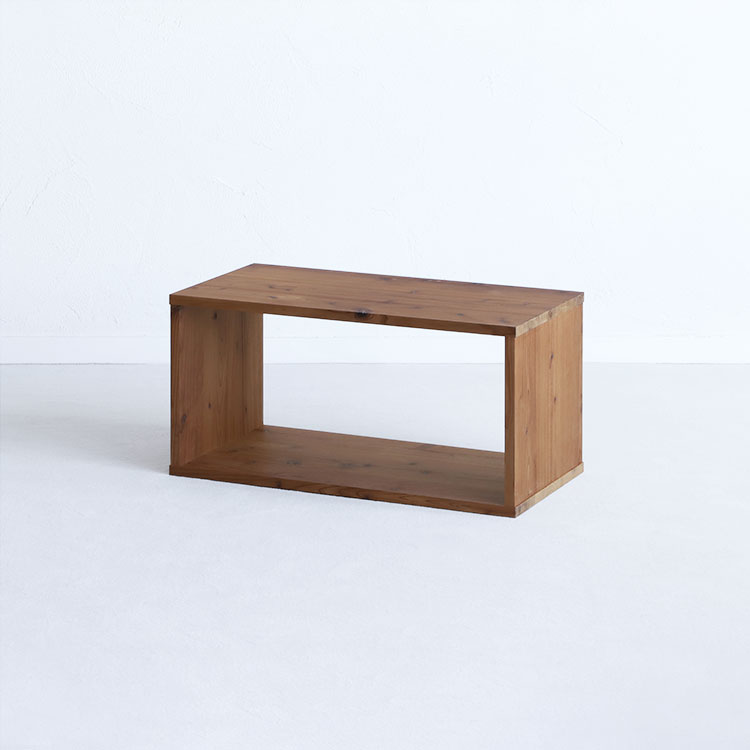 組み合わせ自由自在の万能シェルフ ワイドタイプ waku W .ERA 収納家具 ひのき シンプル 木製