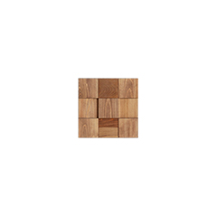 ウッドアートパネル 3×3 brown ひのき 草木染め ウッドパネル シンプル 木製 壁掛け