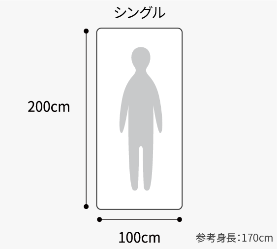 ベッドM スタンダード フラット ヘッドボード